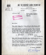 PARIS (XIV°) ALIMENTATION / EPICERIE "AU SOLDAT LABOUREUR / LAFARGE" en 1959