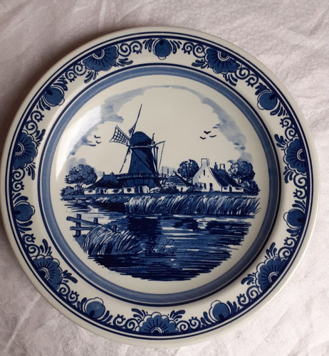 Assiette delfts bleu holland - bleu,