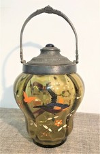 Seau à biscuit à décor