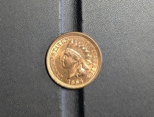 1864 indian head cent bronze - 1864,