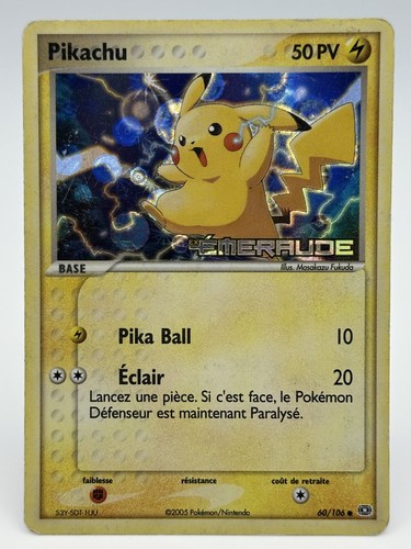 Pokémon pikachu 106 - 60/106, holo