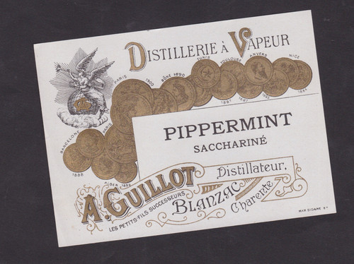 Ancienne étiquette alcool - ancienne,