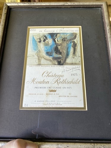 Picasso framed château - framed, mouton
