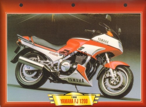Fiche moto yamaha fj - fiche, 1200