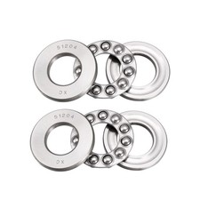 2pcs 51204 Miniature Poussée Roulement à Billes 20x 40x 14mm Chrome ier Laveuse