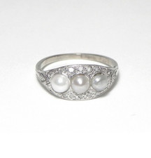 Bague Art Deco Jarretiere -