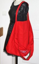 grand tote bag sac shopping coton rouge DRESSCODE- résistant - 60 x 42 x 12 neuf