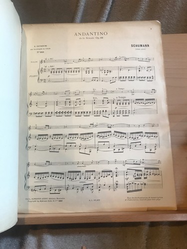 Schumann andantino partition - schumann,