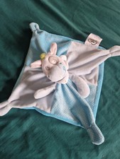 DOUDOU PLAT ANE CHEVAL BLEU - MOTS D'ENFANTS