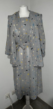 Robe vintage couture en pur fil de coton et sa veste sans manche taille 42/44