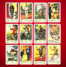 JEU CARTES DIVINATOIRES PIATNIK ART DECO FORTUNE TELLING CARDS ORACLE-TAROT