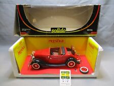 AU325 SOLIDO PRESTIGE 1/18 FORD ROADSTER CABRIOLET REF 8008 ROUGE