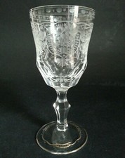 RARE VERRE A VIN en CRISTAL de