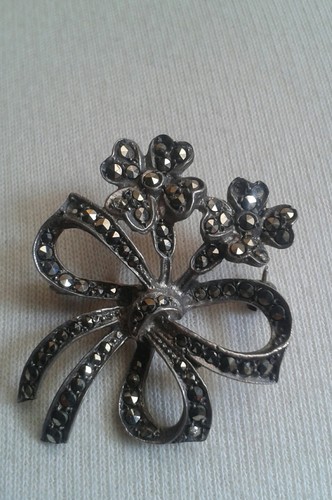Broche ancienne argent - broche,