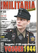 MILITARIA N°323 VOSGES 1944 / RANGERS NORMANDIE / SPAHIS / COMMANDO PARA ALGERIE