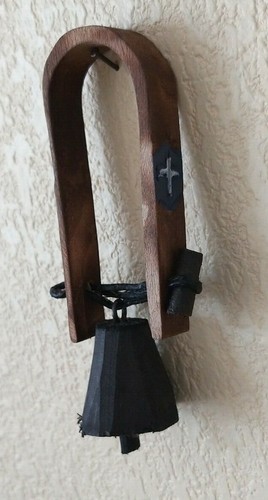 Petite cloche bois cm - bois,