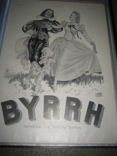 Publicité ancienne byrrh - ancienne,