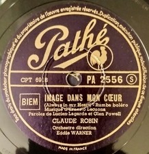 Claude Robin – Image Dans Mon Coeur - Disque 78t gomme-laque