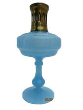 Lampe berger opaline bleu vers