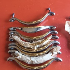 poignée laiton chromé Et Or Art Déco 