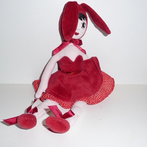 Doudou poupée sephora rouge - -,