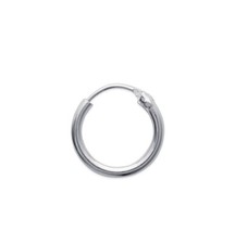 Boucle d'oreille UNITAIRE créole diametre 20 mm argent massif 925°°°garanti