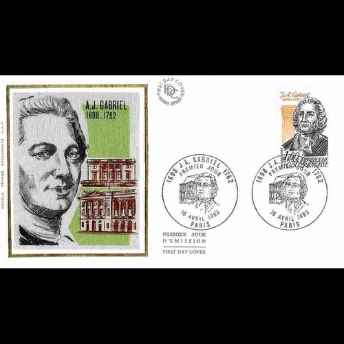 Fdc soie jacques ange - fdc,