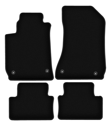 Tapis sol velours noir - tapis,