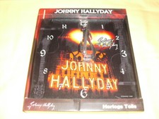 JOHNNY HALLYDAY Horloge Toile (NEUF Dans sa boite d'origine).