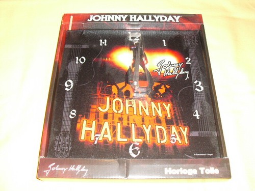 Johnny hallyday horloge toile - hallyday,