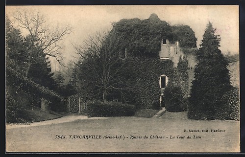 Cpa tancarville ruines du - cpa,