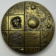 FRANCE - Médaille Calendrier 2001 - Renée Mayot - Bronze