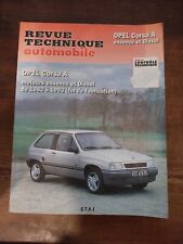 Revue technique OPEL CORSA A 1.0 1.3 1.3 1.5 1.6 D TD sr tr ls gl gls gt gsi s