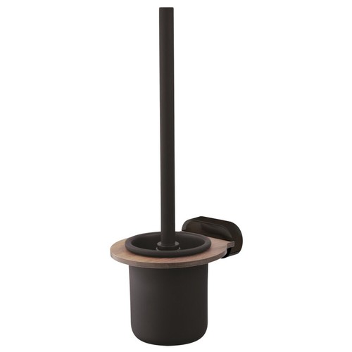 Noir mat marron brosse - noir,