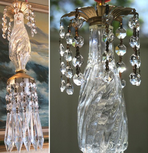 Vintage clear swirl beaded - vintage,