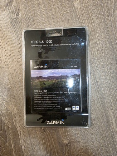 Garmin topo 100k dvd maps - garmin,