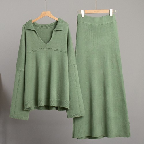 Femme tricot ensemble col - tricot,