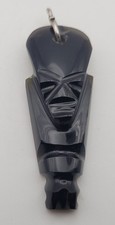 Pendentif TIKI Ancien Verre De