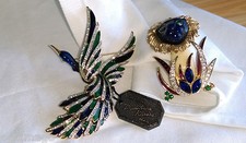 LOT DE 2 BROCHES créations