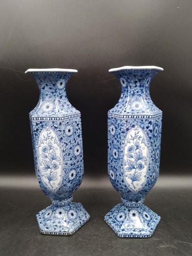 Xixeme paire vases antique - xixeme,