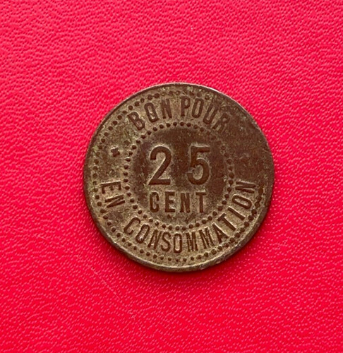 Beau jeton bon - beau, cent