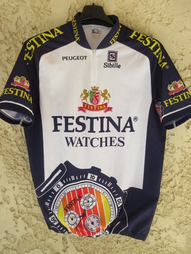 Maillot cycliste festina 1996 - cycliste,