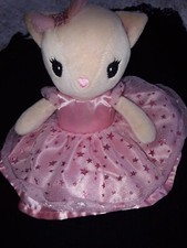 PP1/ doudou peluche chat robe tutu rose Etoiles  H&M  TTBE 