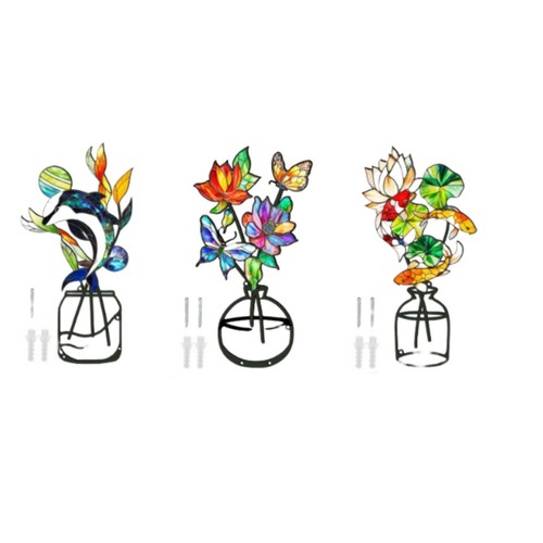 Pièces vase mur - 3,