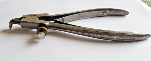Pince circlips embout - embout, coudé
