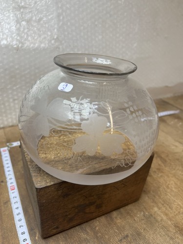 Tulipe verre lampe gaz - verre,
