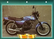 Fiche Moto : HONDA CB 250 RS