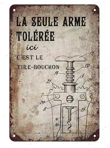 Plaque murale seule - plaque, arme
