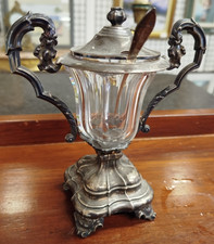 MOUTARDIER en ARGENT MASSIF et