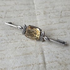 BROCHE Ancienne en Argent ART